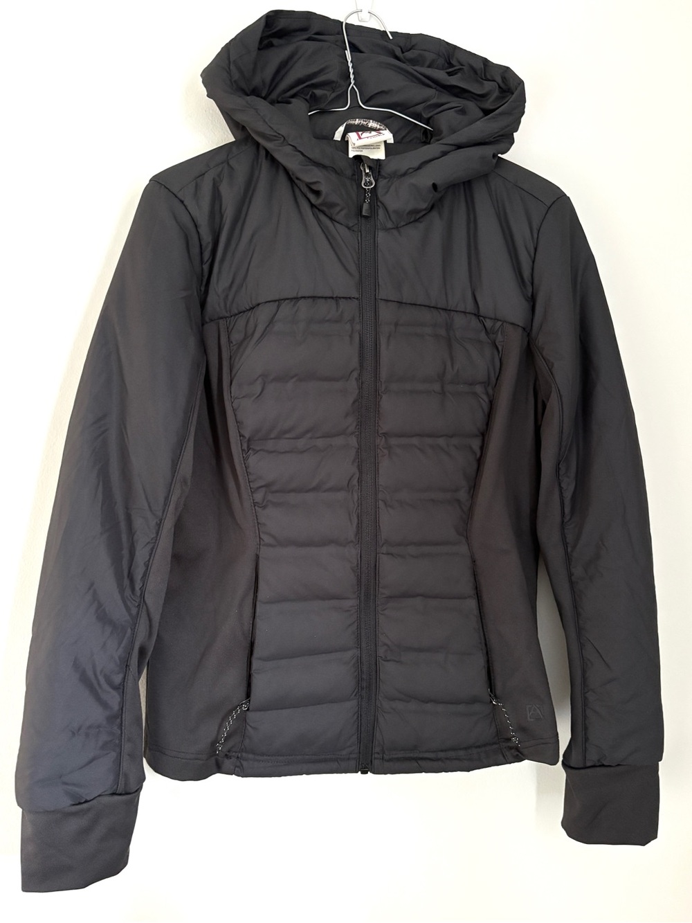 Avalanche Black Quilted Hooded Puffer Jacket